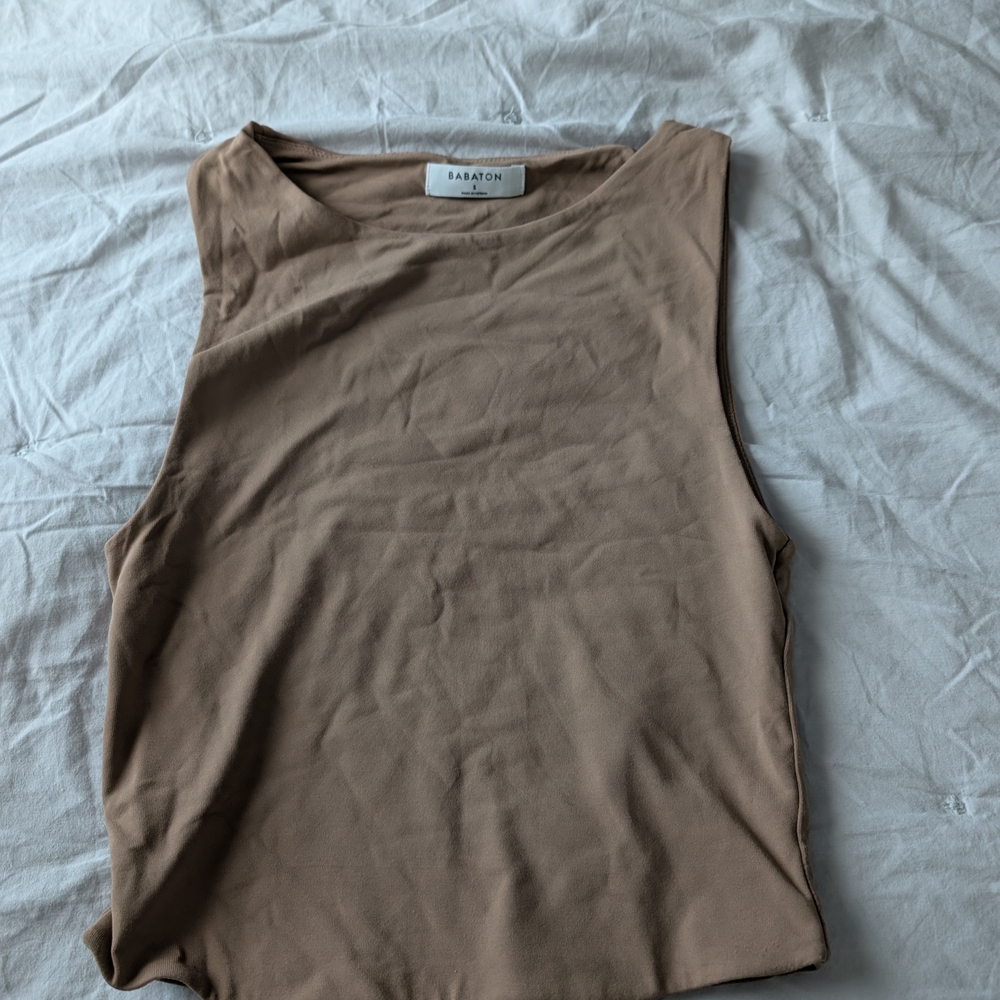 Babaton Tan Tank Top